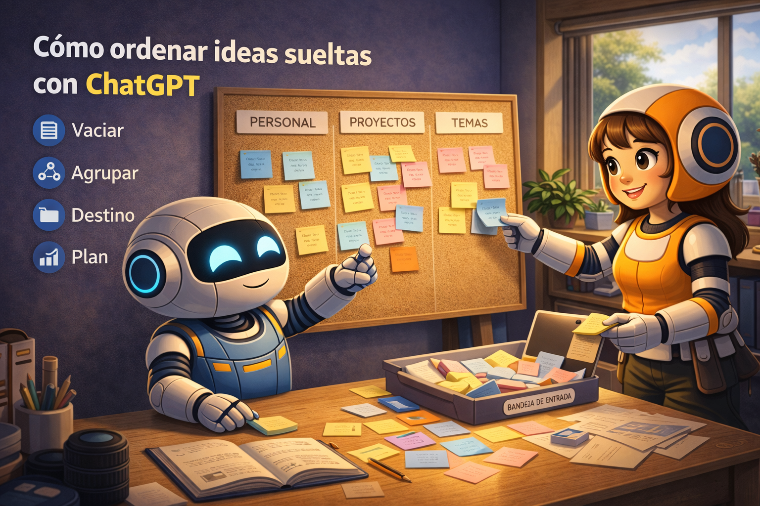 Cómo ordenar ideas sueltas con ChatGpt