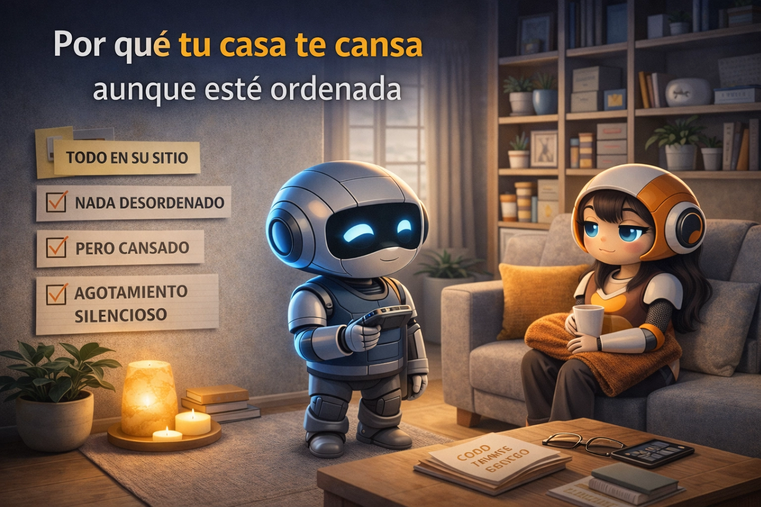 Por qué tu casa te cansa aunque esté ordenada