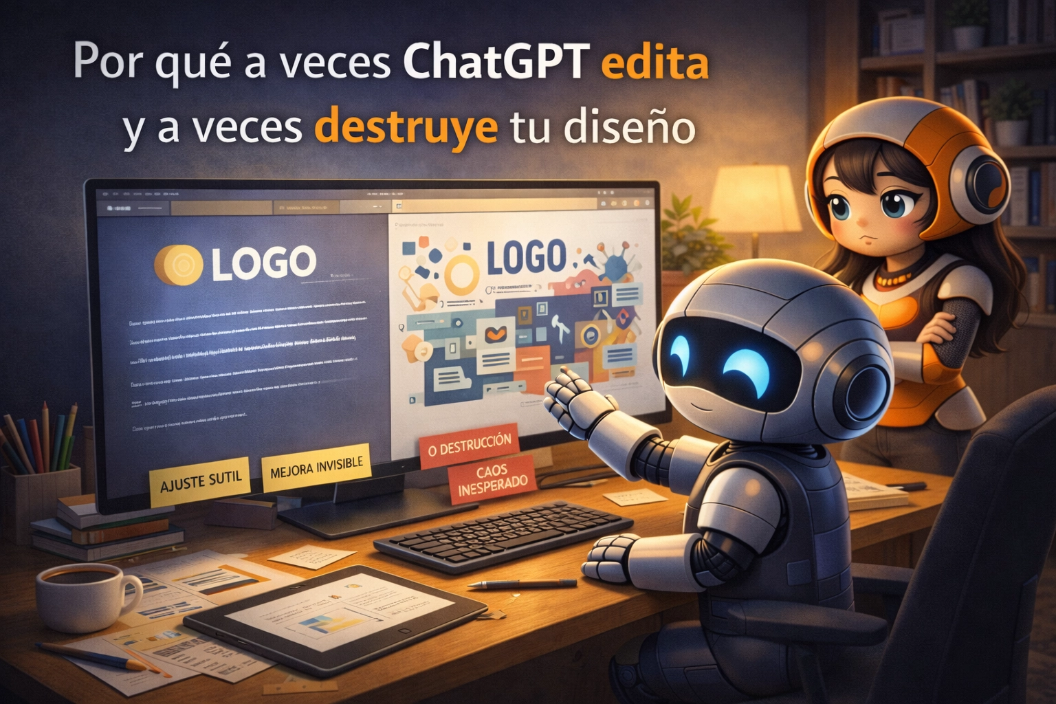 Por qué a veces ChatGpt edita y a veces destruye tu diseño