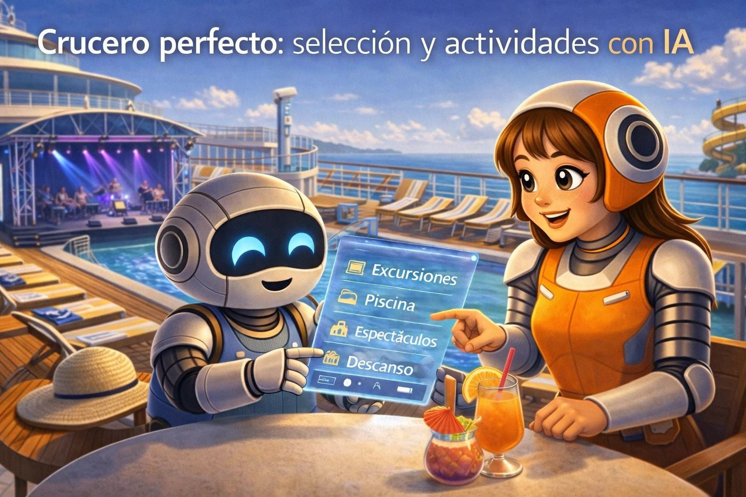 Crucero perfecto: selección y actividades con IA