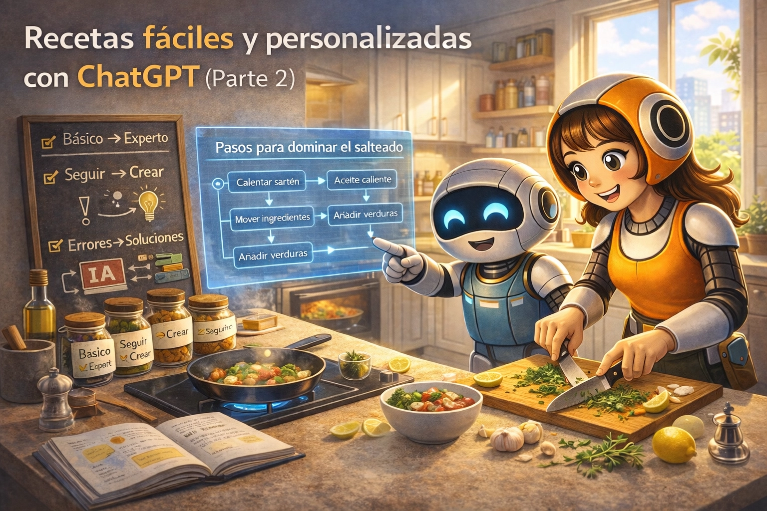 Recetas fáciles y personalizadas con ChatGPT (Parte 2)